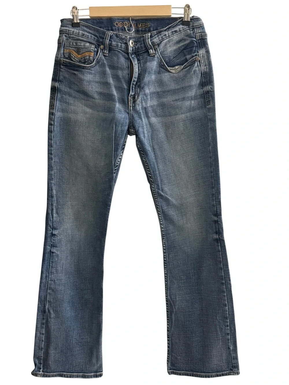 Cody James Bootcut Jeans Mens 33x34 Medium Wash Western Cowboy Rodeo